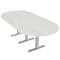 Skutchi Designs 45 in W, 96 in L, 29 in H, Engineered Wood Top, White HAR-RAC-46X92-T-WHCYPRESS - alternate 1